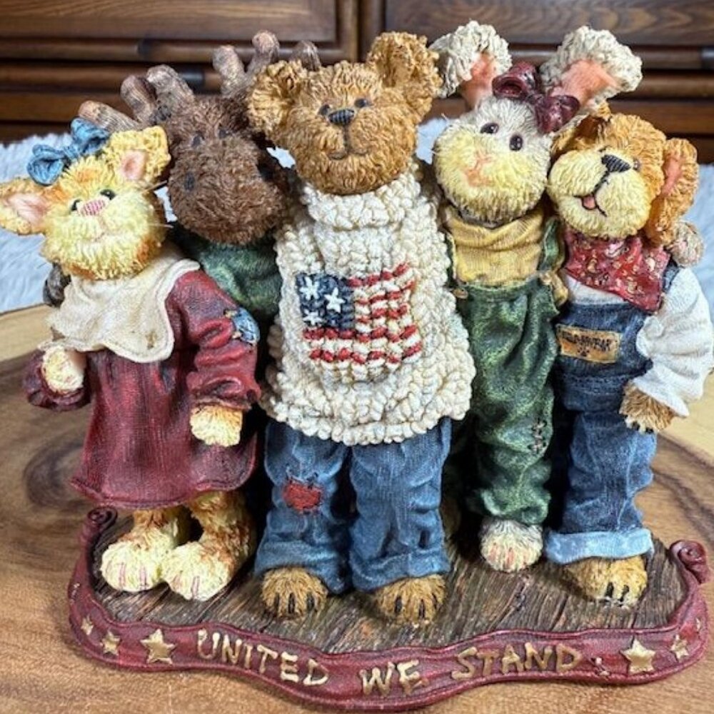 Vintage Boyds Bears J.B. Bearyproud & Pals United We Stand Limited Edition